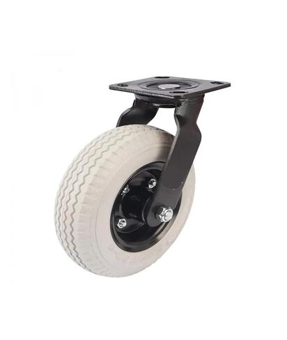 1 piece Heavy Duty 8 inch Polyurethane pu Foam Wheel Solid Rubber Caster Tool in Saudi Arabia