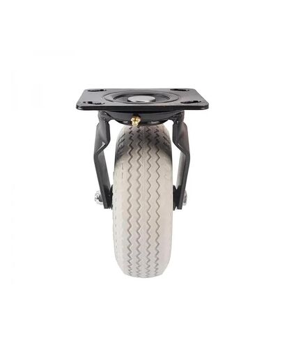 1 piece Heavy Duty 8 inch Polyurethane pu Foam Wheel Solid Rubber Caster Tool in Saudi Arabia