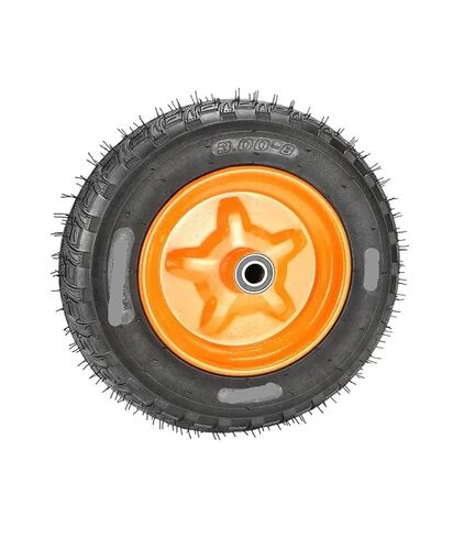 1 piece 300-8 Pneumatic tire 14 inch Trolley Trolley Wheel Two axle Steel Plate Rubber in Saudi Arabia