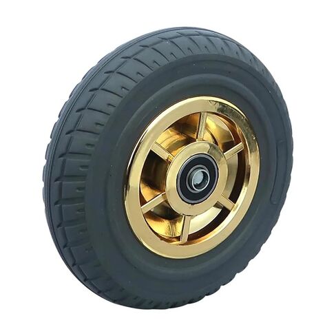 1 piece 5 inch Caster Heavy Duty Silent Wheel Rubber Single Flat Drive Push in Saudi Arabia