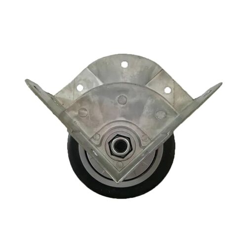 1 piece 3-inch Aluminum Alloy Bracket Caster Silent Rubber Corner Wheel Gray Bag in Saudi Arabia