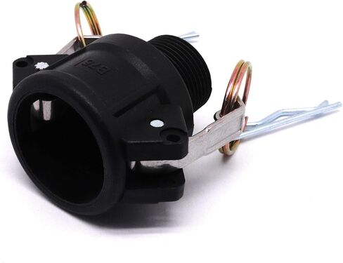 2 قطعة من النوع القياسي B Cam Groove Fitting أنثى 3/4 بوصة B-75 خرطوم مناسب، محول ذكر x أنثى NPT خيط تركيبات Camlock من البولي بروبيلين (0.75 بوصة، النوع B) in Kuwait