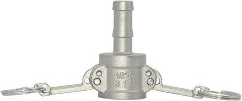 وصلة التوصيل السريع Camlock، محول مضخة القمامة C أنثى Camlock، 316 من الفولاذ المقاوم للصدأ، عبوتان (1/2 بوصة) in Kuwait