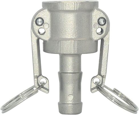 وصلة التوصيل السريع Camlock، محول مضخة القمامة C أنثى Camlock، 316 من الفولاذ المقاوم للصدأ، عبوتان (1/2 بوصة) in Kuwait