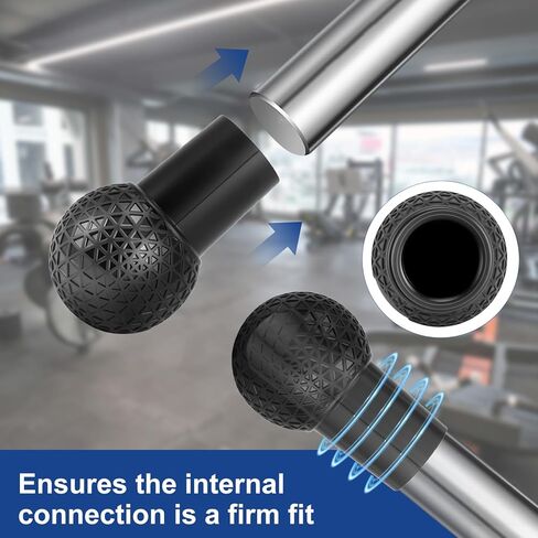 Landmine Attachment for Barbell, Rubber Material, Fits 2 inch Bars, T Bar Row Attachment for Pressing, Rowing, Spinning and Home Gym in Saudi Arabia