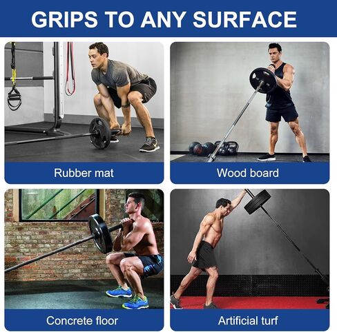 Landmine Attachment for Barbell, Rubber Material, Fits 2 inch Bars, T Bar Row Attachment for Pressing, Rowing, Spinning and Home Gym in Saudi Arabia