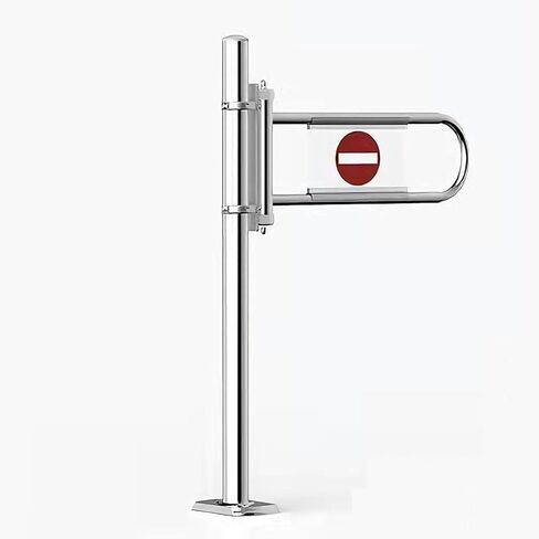 Metal Entry Gate with Pivoting Design Security Door with Column Anti-Pass Device for Entrance & Exit Automatic Self-Closing Swing Gate for Enhanced Safety in Saudi Arabia