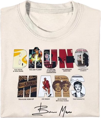 Handmade Vintage Bruno 2026 The Romantic Tour Tee Concert Merch Retro Concert Style Best Friend Matching Shirt Gift Women Men Youth Multicolor in Saudi Arabia