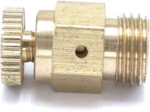 1 قطعة 1/8 "1/4" 3/8 "1/2" BSP M8 M10 M12 ذكر دليل العادم صمام الهواء الإصدار تنفيس صمام PN 1.6 Mpa للتدفئة (3/8 ") in Kuwait
