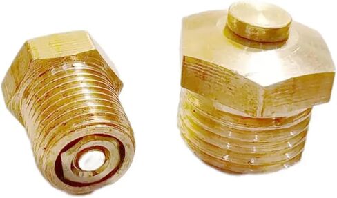 1 قطعة النحاس 1/8 "1/4" BSPP M10x1 التلقائي صمام العادم الهواء الإصدار تنفيس صمام (1/8 ") in Kuwait