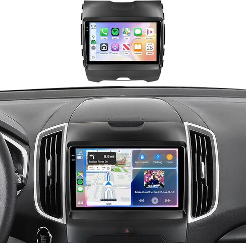 8Core 4GB+64GB 5/6Ghz WiFi Radio for Ford Edge 2016 2017 2018 2019 2020 Car Stereo Android 13 Snapdragon Processor 9 Inch 1280x720 IPS Touchscreen Carplay/Android Auto GPS FM/RDS SWC Camera in Saudi Arabia