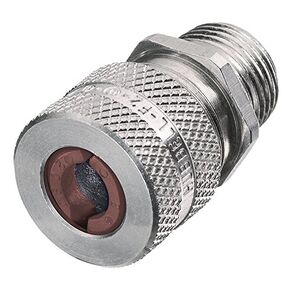 موصلات سلك إدارة الأسلاك Hubbell SHC1040 Kellems، ذكر مستقيم، ألومنيوم، محور 1 بوصة، قطر 0.50-0.63 بوصة