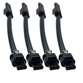 Aokus 4pcs 3 Pin Compatible with Mercedes Benz 4.7L 2011-2020 Camshaft Position Sensor Harness Connector Extension for M278 Engine A2761560790 A2769051000