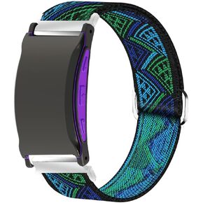 Compatible for Shock Clock 3 Bands, Stretch Elastics Nylon Adjustable Replacement Strap Accessories for Men & Women Compatible for Pavlok Shock Clock 3