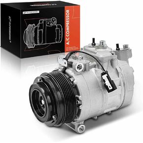 A-Premium Air Conditioner AC Compressor with Clutch Compatible with Land Rover Range Rover 2006-2009