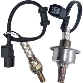 2Pcs Oxygen Sensor Replacement for Honda Civic 2011 2010 2009 2008 2007 1.8L Gas Engine Upstream&Downstream O2 Sensor 234-9124 234-4350 02 Sensor