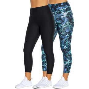 Balance Collection Women's High Rise Capri Legging-2 Pack