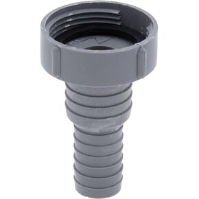 Ambassador Marine - Straight Hose Barb Adapter, 1-1/4 inch-F Thread to 3/4 inch & 1 inch Hose Barb - S00-0020-PL-W