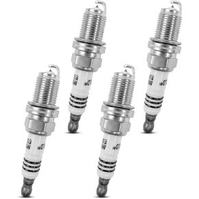 4PCS Double Iridium Spark Plug Fit for Lexus Nissan Mitsubishi Toyota Camry Solara Replace BKR6EIX-11 3764 6418 BKR6EIX