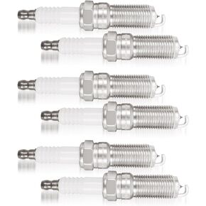 6 Pack Double Iridium Spark Plug Replace 41-109 12622561 Fit for Chevrolet Cadillac ATS CTS SRX STS XTS Camaro Colorado Equinox Buick LaCrosse GMC Acadia Saturn V6 90117 ILT6RE11