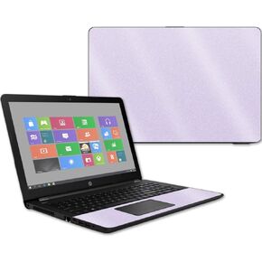 MightySkins Glossy Glitter Skin for HP 15t Laptop 15.6" (2017) - Lilac | Protective, Durable High-Gloss Glitter Finish | Easy to Apply, Remove, and Change Styles | Made in The USA