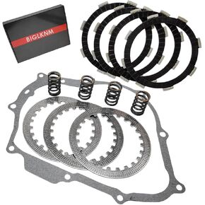 Clutch Kit Friction Plates & Heavy Duty Springs Gasket Compatible for Honda XR100 XR100R CRF100 CRF100F XR80 XR80R XR80 CRF80F 1987-2013