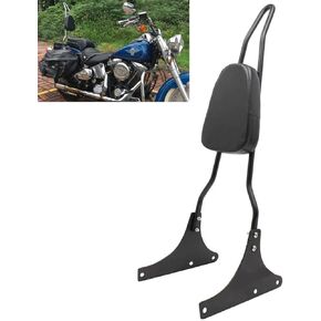 Passenger Sissy Bar Backrest for Harley Heritage Softail FLSTC/Springer FLSTS/Fatboy EFI FLSTF, Chrome