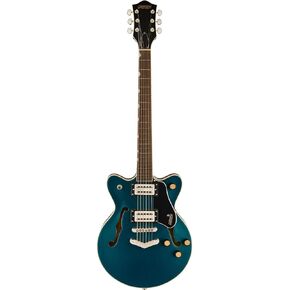 Gretsch G2655 Streamliner Center Block Jr Double-Cut Maple Body 6-String Guitar with V-Stoptail, BT-3S Pickups and Versatile Controls (Right-Handed, Midnight Sapphire)