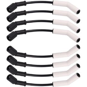 ENA Spark Plug Wire Set Compatible with Chevrolet GMC Suburban Tahoe Yukon Avalanche Silverado Colorado Canyon Trailblazer Envoy SSR V8 5.3L 4.8L 6.2L 6.0L 2005-2014 Replacement for 9070C
