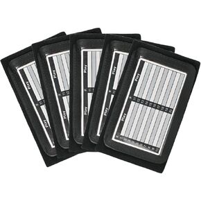 Adult Wrist Coach (5 Pack)- Playbook QB Wristband - Triple Windows-Great for Football Plays, Baseball Calls All Sports