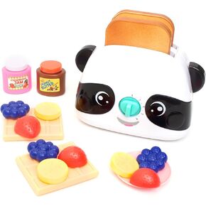 Boley Zoo Troop: Kitty Smoothie Maker - 19 Pieces - Animal Themed Kitchen Playset, Battery Operated Toy Appliance, Food & Cooking Accessories, Kids Ages 2+