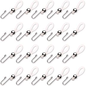 20pcs Zipper Holder Upper for Jeans, Zipper Hooks Clips Lock Keep Zipper Up on Pants Button Hook and Zipper Pull Easy Zipper Fix for Pants, Jeans, Dress, Skirts