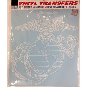 USMC Vinyl Window Transfer Decal
