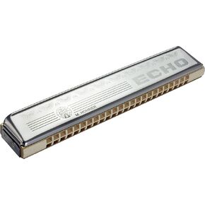 HOHNER 2509-C Echo 48 Tremolo Harmonica, Key of C, Stainless steel