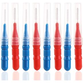 فرشاة بين الأسنان ، مسواك من السيليكون ، مسواك ناعم ، خيط تنظيف الأسنان ، مسواك مزدوج الأطراف 50 قطعة in Kuwait