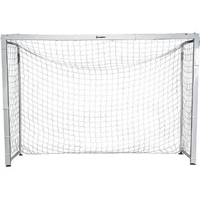 Franklin Sports Futsal Goal - Aluminum Official Size Futsal Goal - Indoor Soccer Net - Folding, Portable Futsal + Soccer Goal - 9' 10" x 6'7"