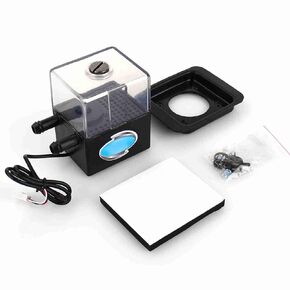 Water Cooling Pump&,SC-300T DC 12V Ultra-Quiet Water Cooling Pump 4W Reservoir max.300L/h for PC CPU Liquid Cooling System