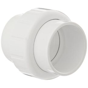 Spears 497 Series PVC Pipe Fitting, Union with EPDM O-Ring, Schedule 40, 2" Socket