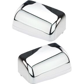 Trail Ridge TR00374 (2 Piece) Chrome Door Mirror Cap Set Compatible with 2001-2005 Ford Excursion 2004-2014 F-150 1999-2016 F-250 Super Duty F-350 Super Duty F-450 Super Duty 99-15 F-550 Super Duty