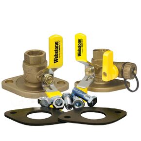 Webstone 41414KIT 1" Threaded Isolator Circulator Pump Install Kit with Rotating Flange
