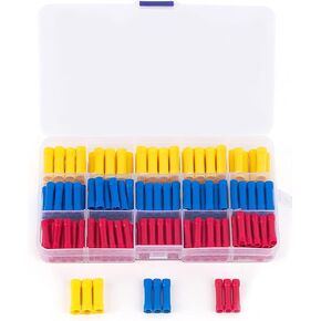 MCIGICM 200 قطعة من موصلات مؤخرة الأسلاك، 10-22AWG موصلات تجعيد موصلات متنوعة معزولة سلكية مستقيمة كهربائية in Kuwait