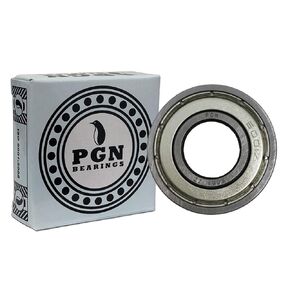 PGN (10 Pack) 6001-ZZ Bearing - Lubricated Chrome Steel Sealed Ball Bearing - 12x28x8mm Bearings with Metal Shield & High RPM Support