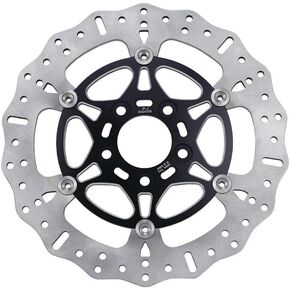 POWERJAMES 11.8" Rear Brake Rotor Disc for Harley Davidson 08-2023 Touring CVO Road King Electra Glide Special 41810-08B