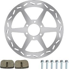YOXUFA 180mm Mini Bike Brake Disc Rotor Kit for Coleman CT100U CC100X Baja Doodle Bug DB30 Motovox MBX10 MBX11 Monster Mega Moto Predator 79cc 97cc 98cc 100cc Mini Bike Powersports Parts