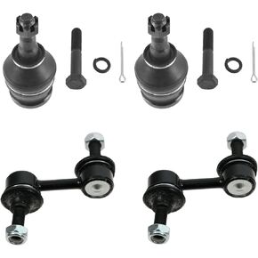 TRQ 4pc Suspension Kit Ball Joints Sway Bar End Links for Subaru Forester Impreza