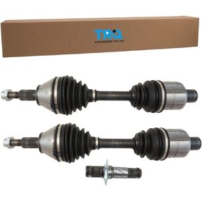 TRQ 3pc Front CV C/V Axle Shaft Assembly Set for Ram 1500 4WD Truck
