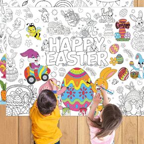 BEFANTST Dinosaur Coloring Poster/Tablecloth -Dinosaur Crafts for Kids Birthday Gifts Games Activities Books for Kids - Jumbo Coloring Banner Toys (Dinosaur)