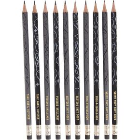 Chronicle Books F*cking Brilliant Pencil Set, Wooden, 10-Piece, with Inspirational Profanity and Calligraphic Flourishes