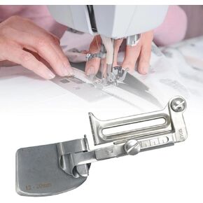 Adjustable Sewing Rolled Hemmer Foot, 2024 Upgraded Universal Sewing Rolled Hemmer Foot, 12-20MM 15-25MM Rolled Hemmer Foot for Sewing Machine Accessories (12-20MM)