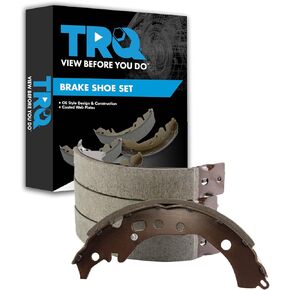 TRQ Rear Brake Shoe Set Compatible with Scion IQ xD Toyota Corolla Prius C
